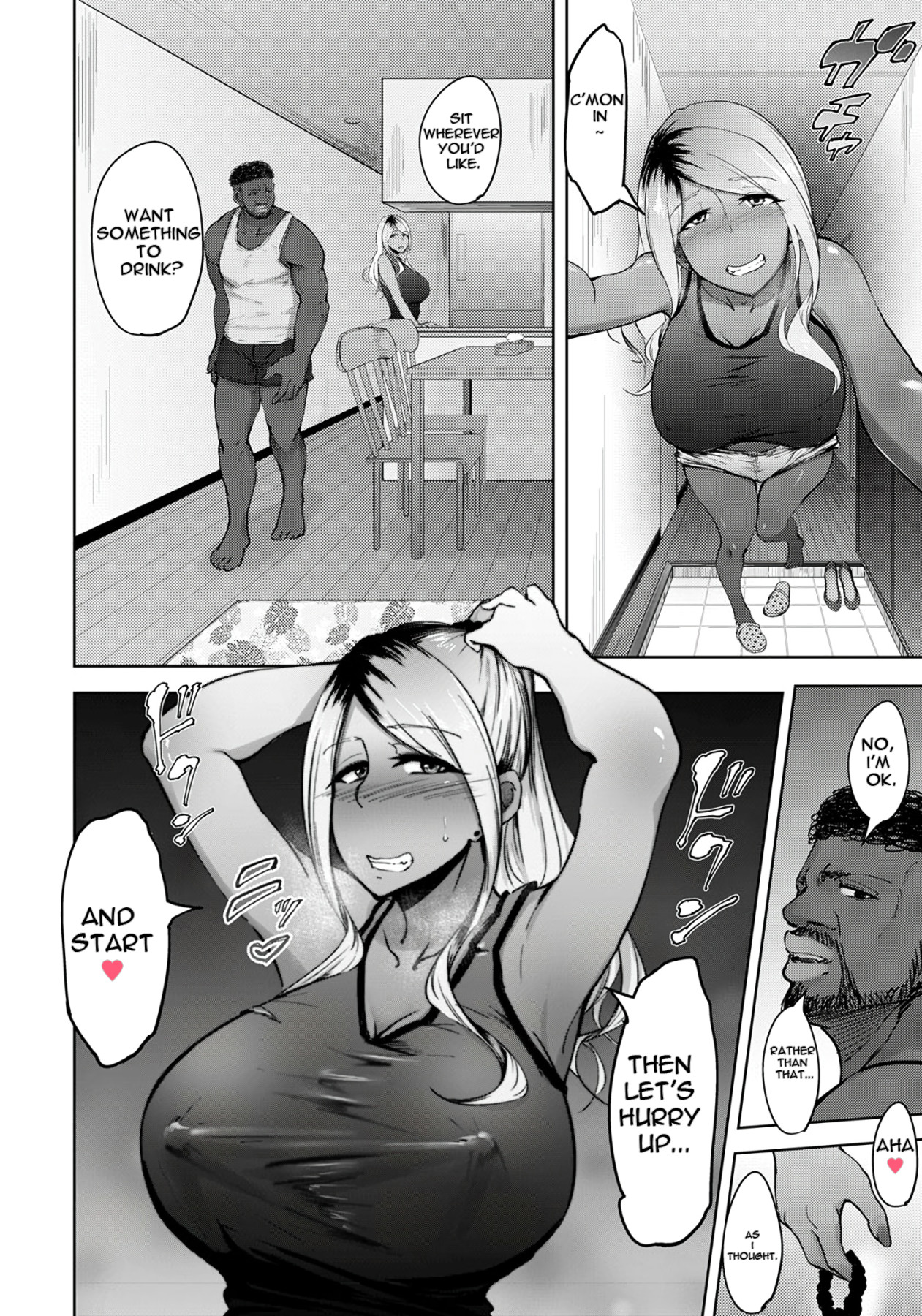 Hentai Manga Comic-How This Dark-Skinned Gal Wife Began Cheating-Read-4